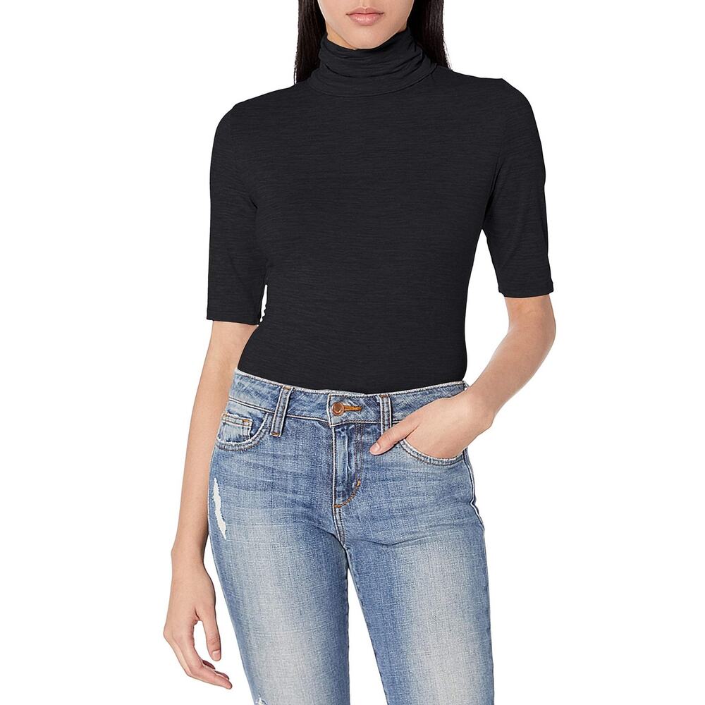 Felina Women The Body Zone Velvet Touch Bodysuit Black Size M